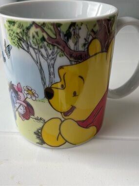 Vintage Disney Winnie The Pooh & Friends Eeyore Piglet Coffee Tea Mug Cup